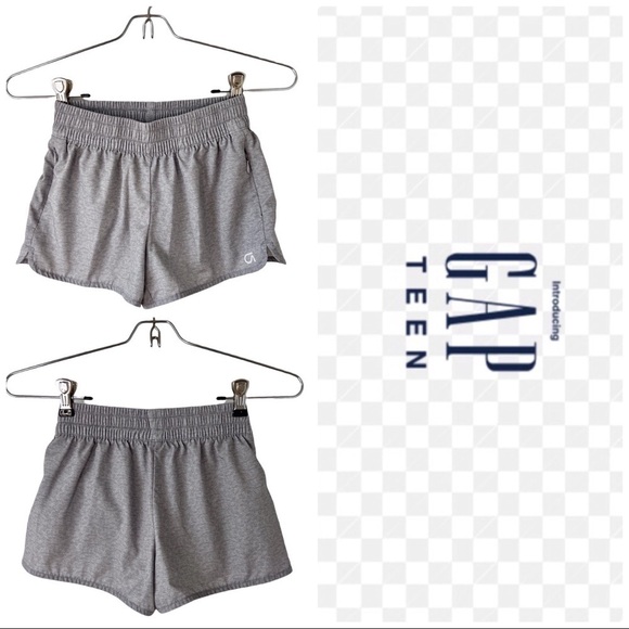 Gap Teen Heather Gray Athletic Shorts - Picture 1 of 9